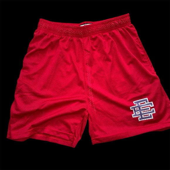 Red Athletic Men's Shorts